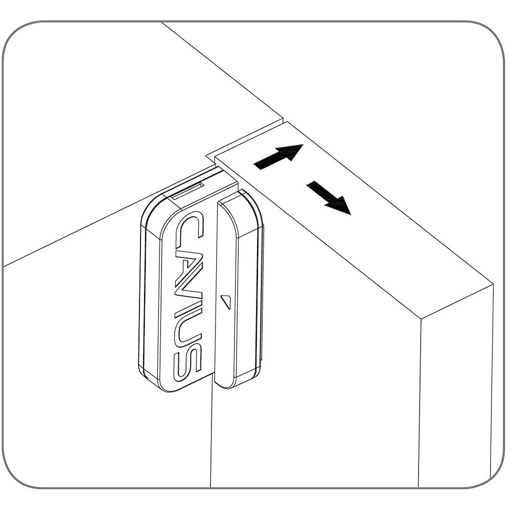 Dør- og vindusensor - Alarm - Works with Cavius