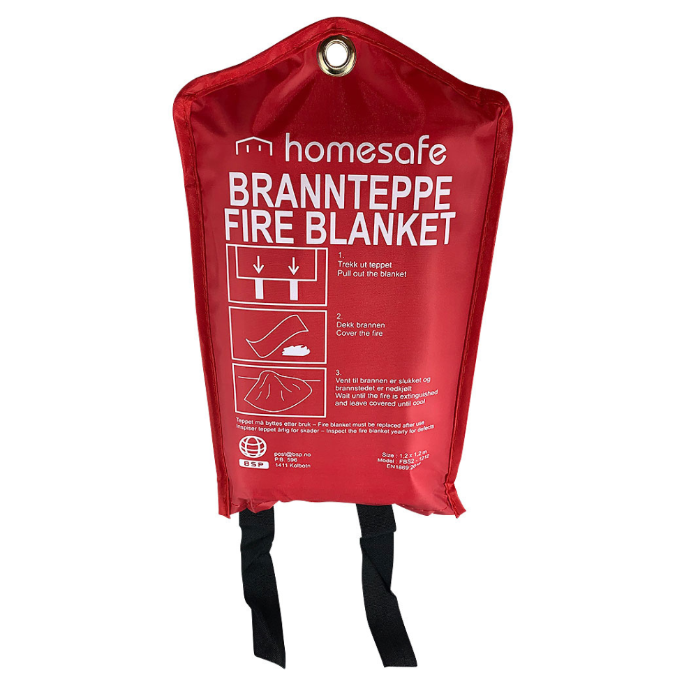 Homesafe Brannteppe - 120x120cm